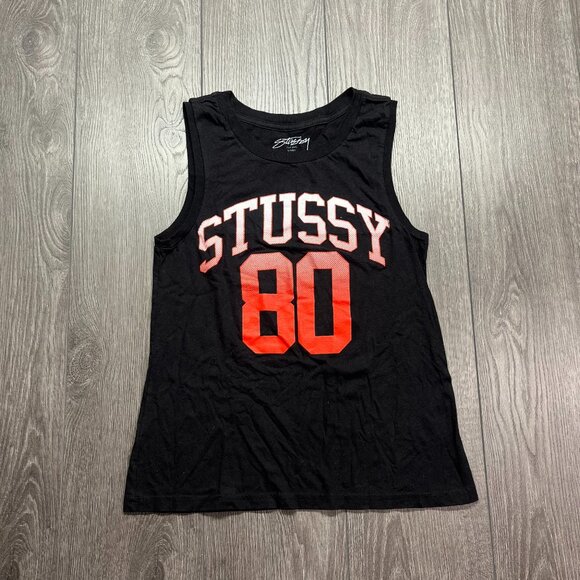 Stussy Tank Top Black‎ X Small XS Streetwear 80 Sleeveless - Picture 1 of 7